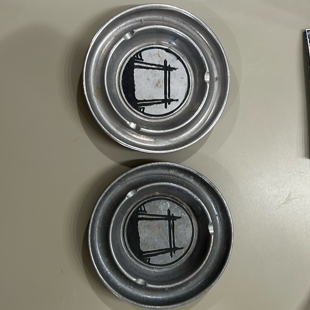 Marlboro Ranch vintage ashtrays